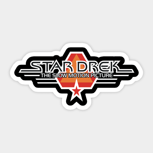 Star Drek The Slow Motion Picture Sticker by Movie Vigilante